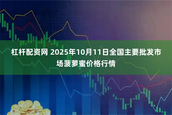 杠杆配资网 2025年10月11日全国主要批发市场菠萝蜜价格行情