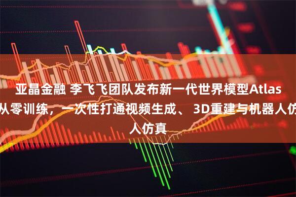 亚晶金融 李飞飞团队发布新一代世界模型Atlas:从零训练,一次性打通视频生成、 3D重建与机器人仿真